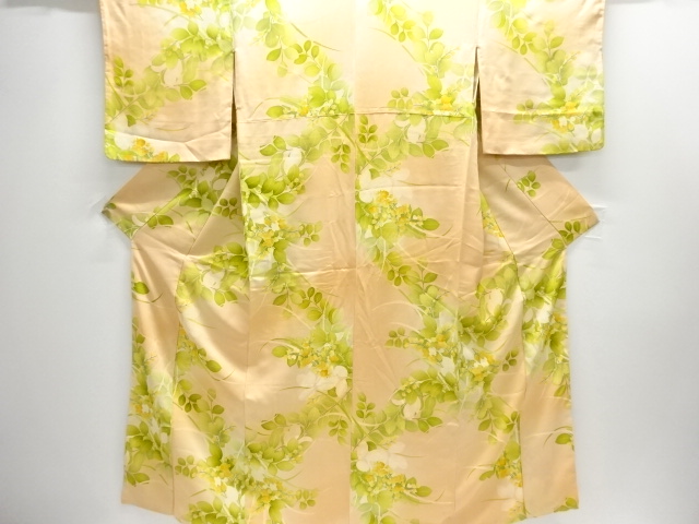 JAPANESE KIMONO / KOMON / BOKASHI / FLOWER